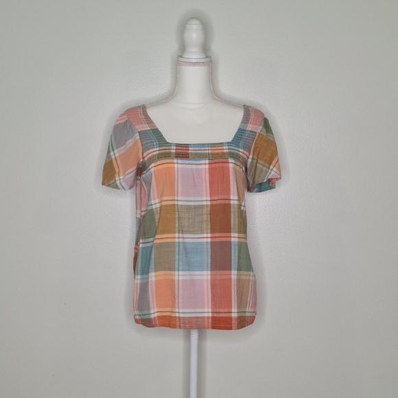 Fat Face Catherine Check Blouse - Picture 2 of 11